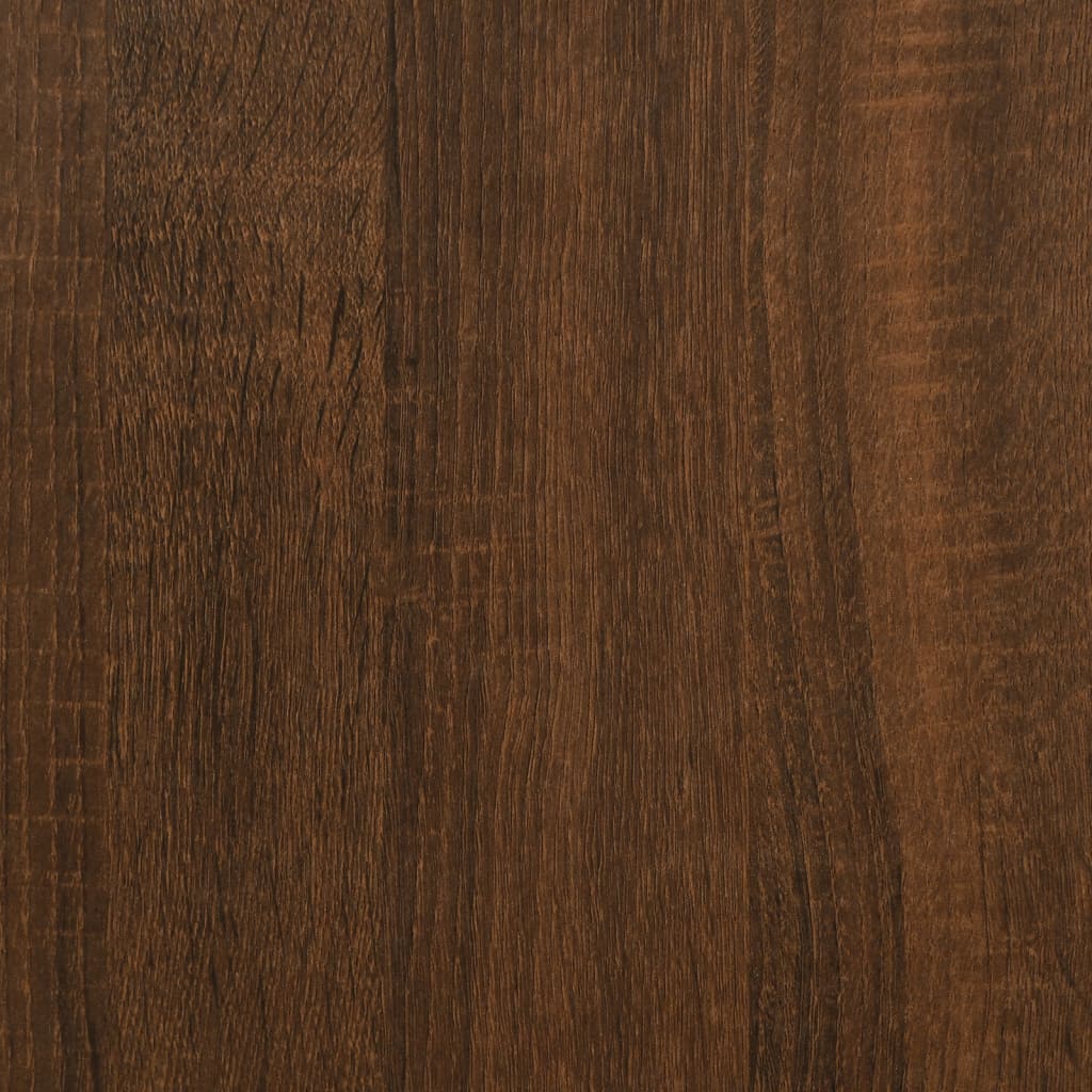 Highboard Braun Eichen-Optik Holzwerkstoff